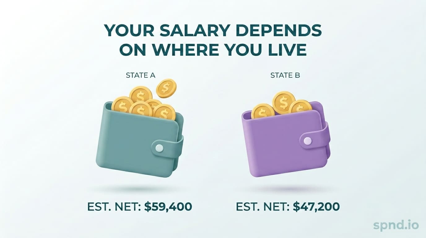 Take-Home Pay by State and Province: What You Actually Keep